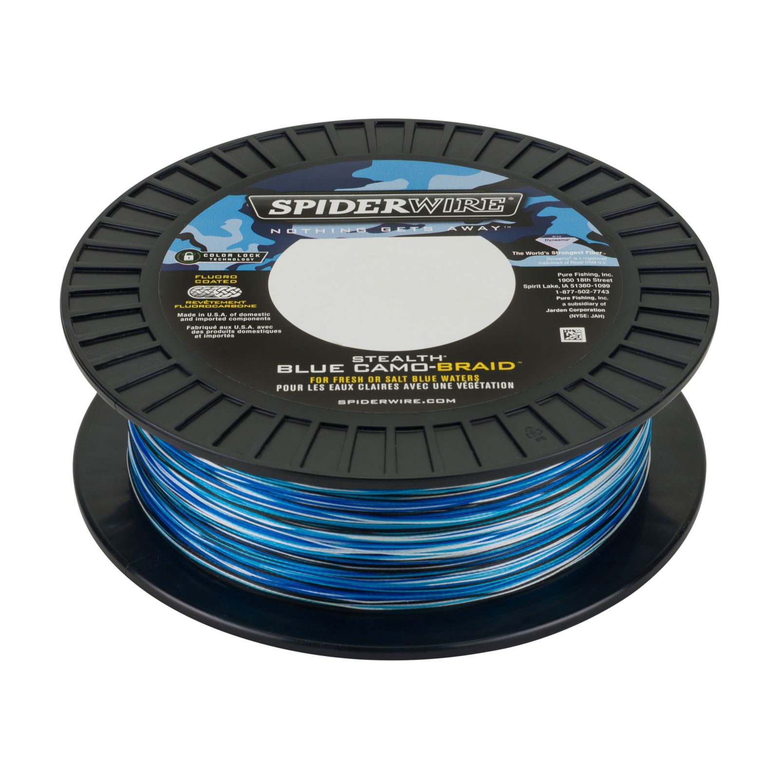SpiderWire Stealth® Blue Camo Braid™