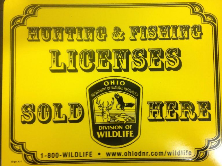 OHIO FISHING LICENSE In Store OnlyLamination Available Maumee Tackle