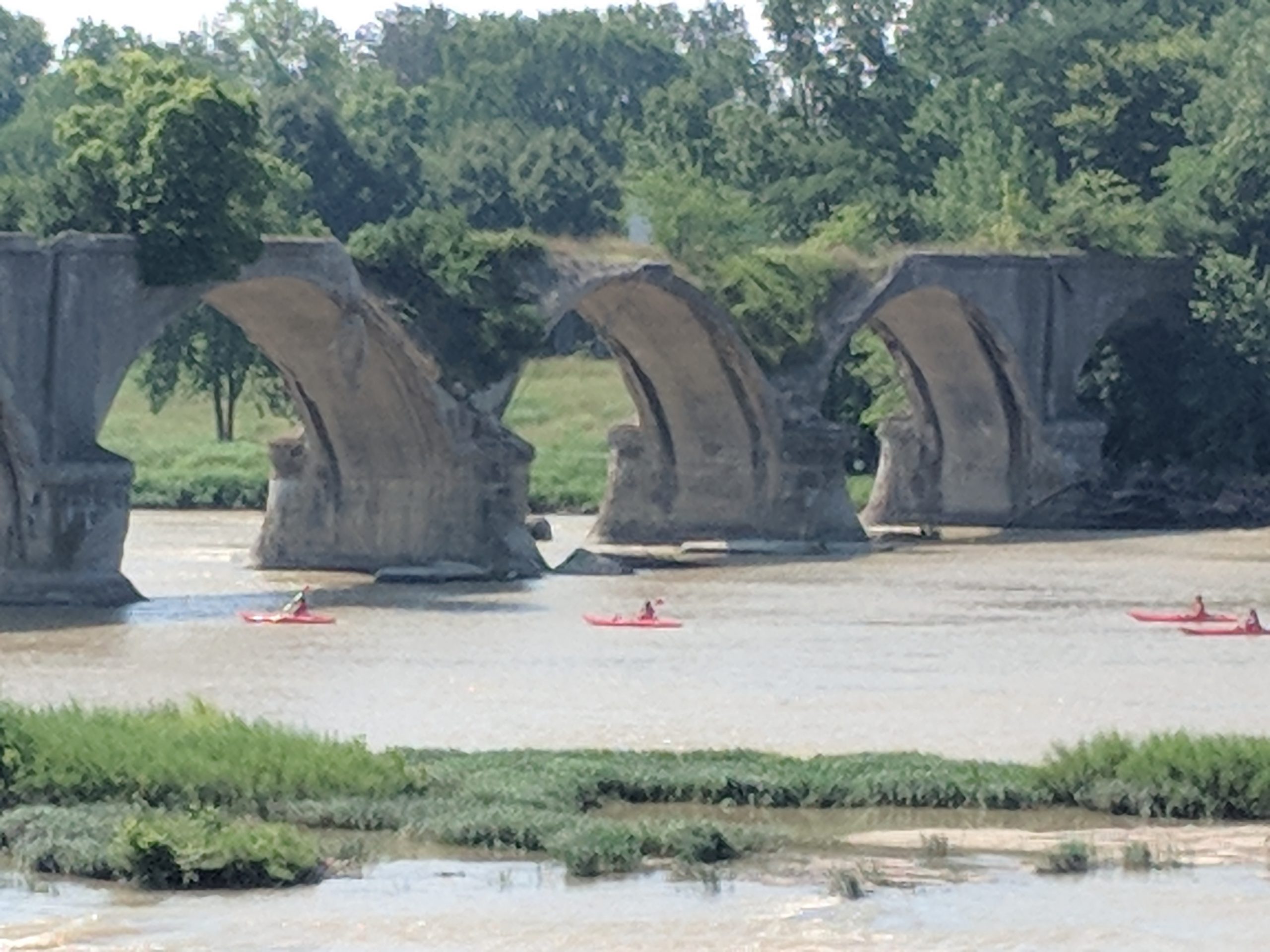 Maumee River Report-  29 July, 2019- Follow the Red Kayaks.