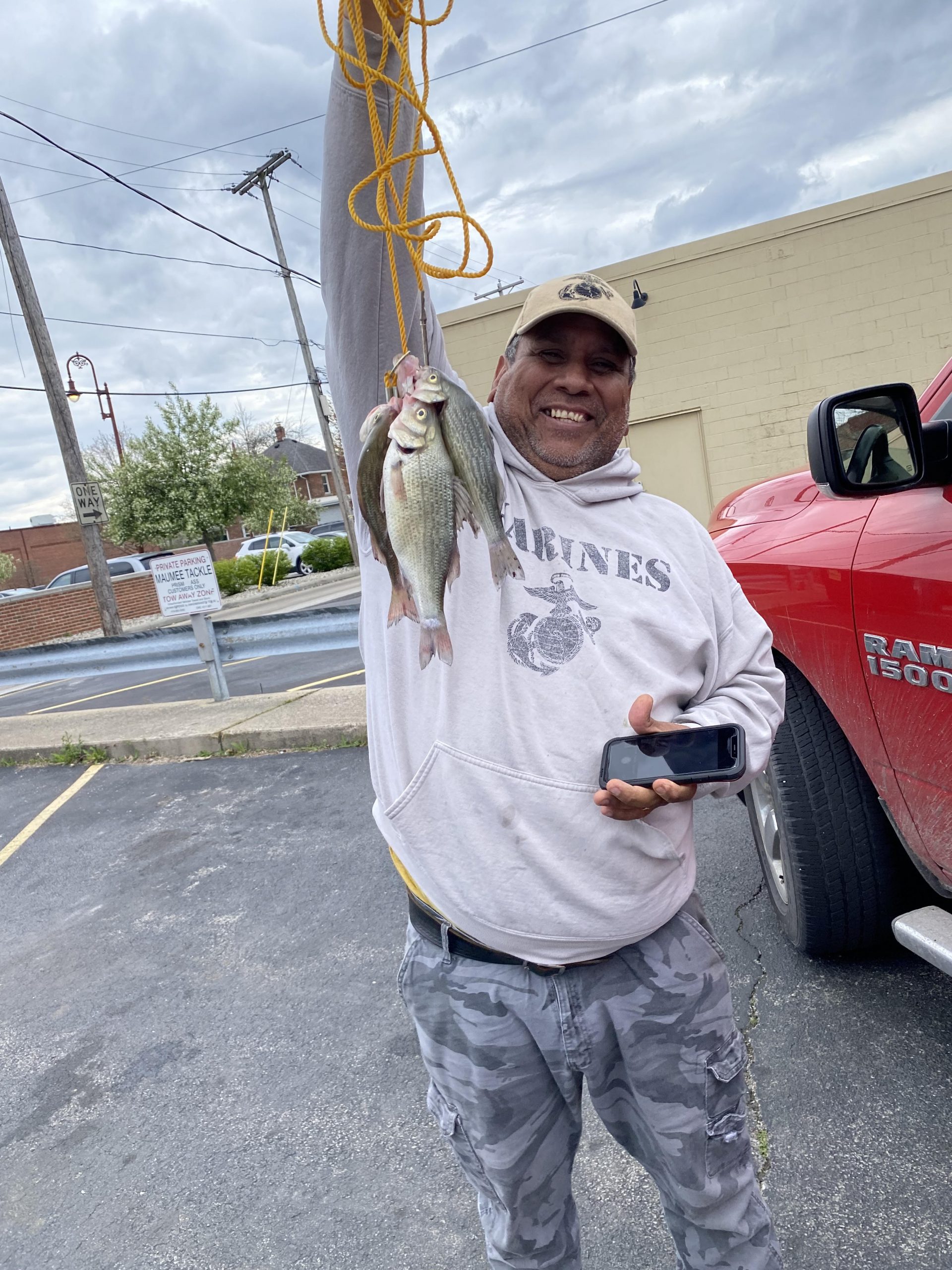 Maumee river Report –Giant shipment of new kayaks and the white bass are in.