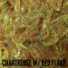 Chartreuse w: Red Flake