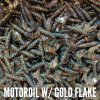 Motoroil with Gold Flake