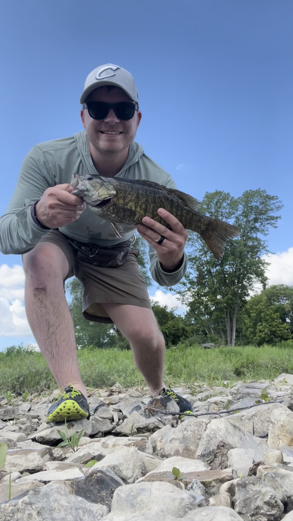 Maumee river report 30 July 2023–Fresh batch emerald shiners