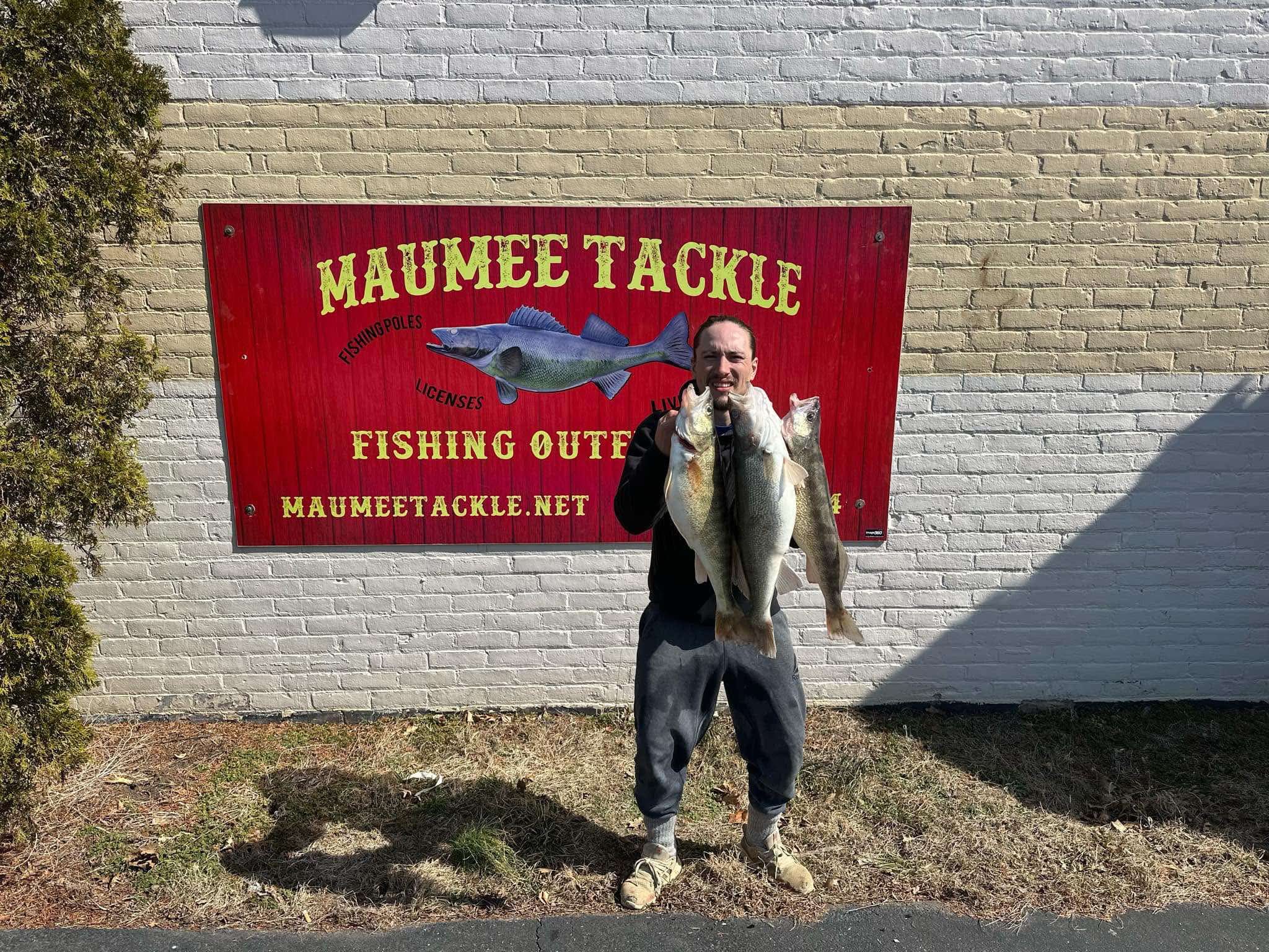 Fish cleaning starts today!   maumee river report 14 march 2025